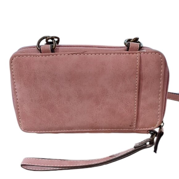 b.o.c. Small Blush Crossbody Wallet/Bag w/wristlet strap - Picture 2 of 10